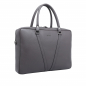 Preview: Briefcase made of calf leather taupe